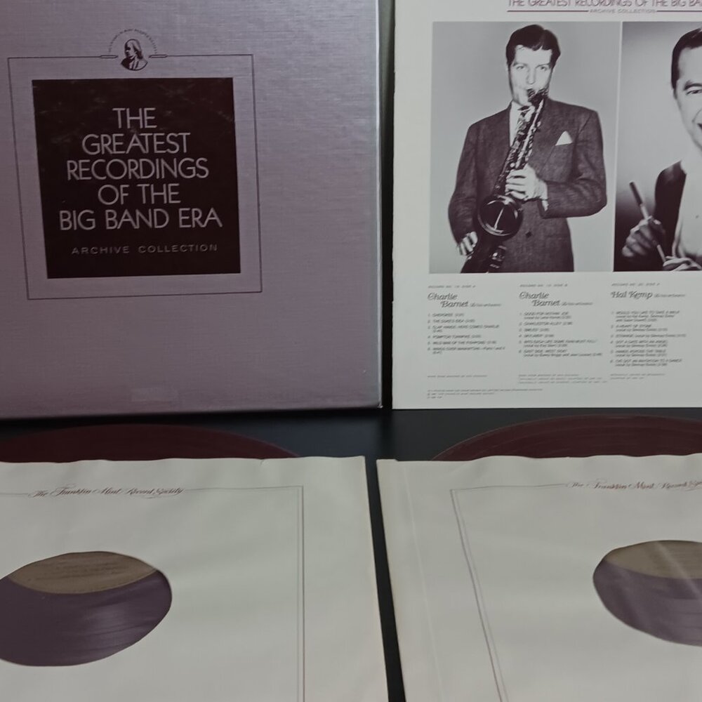 Franklin Mint -Greatest Recordings - Charlie Barnet - Hal Kemp - Circa 1981